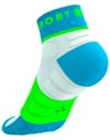 Compressport + Ultra Trail Low Socks Norse Blue/Neon Green - 4