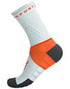 Compressport + Ultra Trail Socks V2.0 Gray Violet/Tigerlily - 8