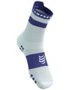 Compressport + Pro Racing Socks v4.0 Run High Star White/Orient Blue - 3