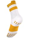 Compressport + Pro Racing Socks v4.0 Run High White/Sunflower - 7