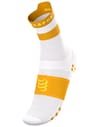 Compressport + Pro Racing Socks v4.0 Run High White/Sunflower - 9
