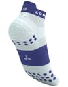 Compressport + Pro Racing Socks v4.0 Run Low Star White/Orient Blue - 5