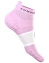 Compressport + Pro Racing Socks v4.0 Run Low Orchid/White - 4