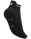Compressport + Pro Racing Socks v4.0 Run Low Black/White - 5