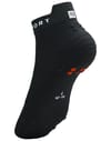 Compressport + Pro Racing Socks v4.0 Run Low Black/White - 7