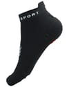 Compressport + Pro Racing Socks v4.0 Run Low Black/White - 8