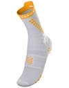 Compressport + Pro Racing Socks v4.0 Trail Gray Violet/Apricot - 9