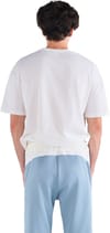 Le Coq Sportif + Tee SS N°1 M Marshmallow