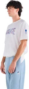 Le Coq Sportif + Tee SS N°1 M Marshmallow - 4