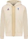Le Coq Sportif + FZ Hoody N°1 M Écru All Over Milan - 4