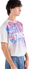 Le Coq Sportif + Tee SS N°2 M Écru All Over Milan - 3
