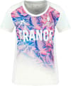 Le Coq Sportif + Tee SS N°2 W Écru All Over Milan - 4