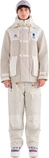 Le Coq Sportif + Duffle Coat Podium M Beige Chiné - 5