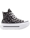 Converse + Chuck Taylor All Star Lift Double Stack Platform Leopard Black/Frozen Thistle/White