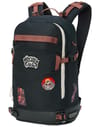 Heli 2.0 Pro Backpack 26L X Mayhem Marron + Dakine