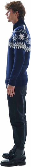 Dale of Norway + Myking Sweater M Navy Off White Light Charcoal - 3