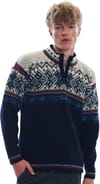 Dale of Norway + Vail M Sweater Midnightnavy/Redrose/Offwhite