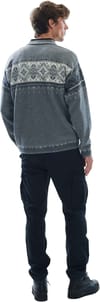 Dale of Norway + Blyfjell Sweater M Smoke Dark Charcoal Off White - 4