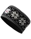 Garmisch Headband Black Offwhite Darkcharcoal + Dale of Norway