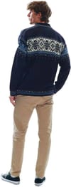 Dale of Norway + Blyfjell M Sweater Navy Blushadow Offwhite - 3