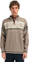 Dale of Norway + Blyfjell M Sweater Mountainstone Offwhite Coffee