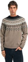 Dale of Norway + Sula M Sweater Mountainstone Coffee Sand