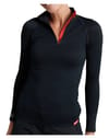 T-Shirt Energy 4 Col Zippe F Noir + Damart