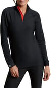 T-Shirt Comfort 5 Col Zippe F Noir + Damart
