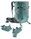 deuter + Aircontact Core 55 + 10 SL Jade Graphite - 7