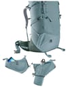 deuter + Aircontact Core 65 + 10 SL Shale Ivy - 7