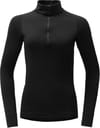 Duo Active Merino 205 Z.Neck W Black + Devold of Norway
