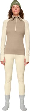 Devold of Norway + Expedition Merino Silk Zip W Offwhite/Stone - 5