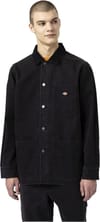Dickies + Duck Lined Chore Jacket Stone Washed Black - 3