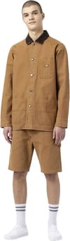 Dickies + Duck Lined Chore Jacket Stone Washed Brown Duck - 5
