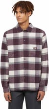 Dickies + Plaid Coaling LS Shirt Plum Perfect - 3