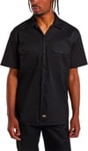 Work Shirt SS Rec Black + Dickies