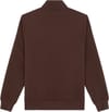 Dickies + Oakport Quarter Zip Chocolate Brown