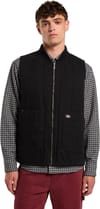 Dickies + Quilted Canvas Vest Black - 3