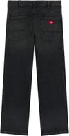 Dickies + 954 Relaxed Straight Work Jeans Black Wash Faded