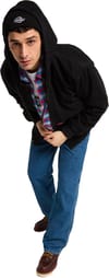 Dickies + Hilham Lined Denim Hooded Bomber Black - 4