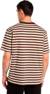 Dickies + Stripe SS Tee Chocolate Brown - 3