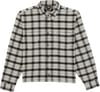 Jerome Cropped Flannel Shirt Black + Dickies