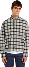 Dickies + Jerome Cropped Flannel Shirt Black - 3