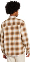 Dickies + Gulfport Flannel Shirt Chocolate Brown - 4
