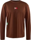 Boxy Training Long Sleeve Tee Espresso + District Vision