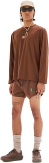District Vision + Boxy Training Long Sleeve Tee Espresso - 3