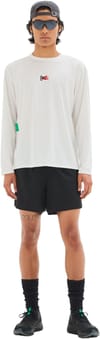 District Vision + Boxy Training Long Sleeve Tee Lunar White - 3