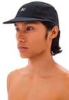 District Vision + Nylon Paneled Mesh Hat Black - 3