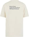 District Vision + California Cotton Tee Staff Tee Vintage White - 3