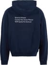 District Vision + California Cotton Hoodie Staff Hoodie Navy - 3